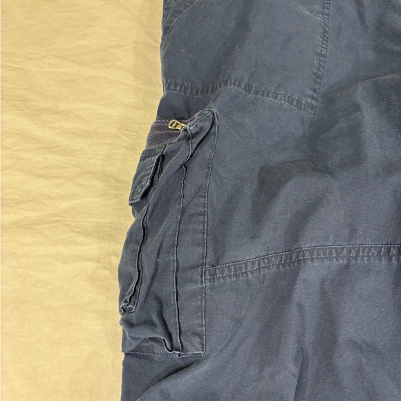 Lauren Ralph Lauren Active Women Blue Cargo Cropped Pants 16 - Picture 4 of 11